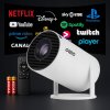 LED projektor OWLO Projektor LED projektor OWLOO Android TV biely