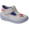 BEFADO 631P012 chlapčenské papuče sivé hasičské 21 631P012_21