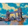 ZUTY Maľovanie podľa čísel - TOWER BRIDGE V LONDÝNE Rámovanie: vypnuté plátno na rám, Rozmer: 40x50 cm