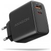 AXAGON ACU-PQ45 GaN nabíječka do sítě 45W, 2x port (USB-A + USB-C), PD3.0/PPS/QC4+/SFC 2.0/AFC/Apple