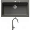 Blanco NAYA XL 9 šedá vulkán 527316 + Blanco MIDA-S šedá vulkán 526967
