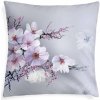 XPOSE® Mikroplyšová obliečka na vankúš SAKURA (digitálna tlač) 40x40 cm, Mikroplyš