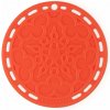 Le Creuset - Silikónová podložka pod hrniec vzorkovaná oranžová