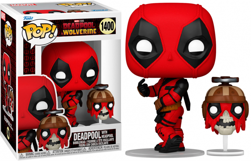 Funko Pop! 1400 Deadpool & Wolverine Deadpool with Headpool