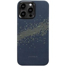 Pitaka StarPeak MagEZ 4 s MagSafe iPhone 15 Pro - modrozelené