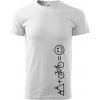 Hory bicykel úsmev - Tričko extra veľké (5-8XL) - 5XL ( Biela )