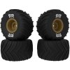 Arrma koleso s pneu dBoots Chevron MT, disk bronzový (4): GROM (ARA-2586)