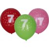Wiky Balónik nafukovací 30cm sada s číslom 7 WKW009919