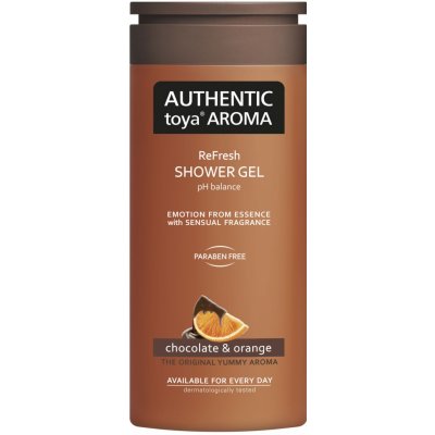 Authentic Toya Aroma Chocolate & Orange sprchový gél 400 ml