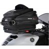 Tankbag na motocykel Q15R QR, OXFORD - Anglicko (čierny, s rýchloupínacím systémom na viečka nádrže, objem 15l)