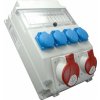 Rozvodnica 11M 16A+32A/400V/4P+4x250V možnosť istenia IP54 - ROS 11/x-61 (SEZ DK)