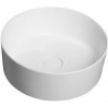 Sapho Thin - Umývadlo na dosku, priemer 38 cm, bez prepadu, matná biela WN548