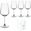 Poháre na biele víno Homla Brilliant, priehľadné, 360 ml, 4 ks