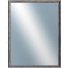 DANTIK - Zrkadlo v rámu, rozmer s rámom 70x90 cm z lišty TRITON cín (2146)
