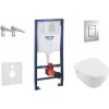 Grohe Rapid SL - Set predstenovej inštalácie, klozetu a dosky Villeroy & Boch, tlačidla Skate Cosmopolitan, chróm 38528SET-KB