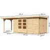 Drevený záhradný domček RETOLA 6 Lanitplast