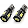 COMPASS Žárovka 5 LED SMD 12V T10 bílá CAN-BUS, 01628