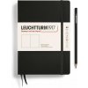 Leuchtturm1917 Zápisník Black Medium A5 čistý
