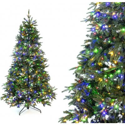 Evergreen Sherwood smrek LED umelý vianočný stromček 210 cm
