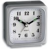 98.1079 TFA Analógový budík s luminiscenčnými ručičkami, strieborný