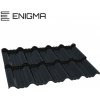 Hliníková krytina Blachotrapez ENIGMA 30 0,6 mm, 1 m² RAL 9005 (čierna) Aluminium STUCCO
