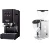 Gaggia New Classic EVO, black + Rocket Espresso FAUSTINO 3.1, white