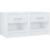 Casaria Set nočných stolíkov BIANCA, 2 ks, 41x39x28cm, biela 109667