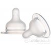 Canpol Babies cumlík silikon na fľašu S Shape pomalý 2ks 59/892