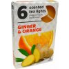 Admit Tea Lights Ginger Orange 6 ks