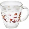 TORO Sklenený hrnček levanduľa MIX motívov 350 ml