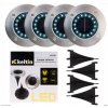 SOLÁRNA ZÁHRADNÁ LAMPA 16LED ZEMNÁ NÁJAZDOVÁ (KOMPLET 4KS) K02028