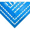 Modrá protišmyková priemyselná rohož WORK-DECK - dĺžka 60 cm, šírka 120 cm, výška 2,5 cm