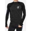 Mikina na zips Compressport Hurricane Windproof Seamless HZ Top - black