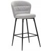 Mauro Ferretti Súprava 2 ks barových stoličiek Losanna sivá