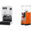 Gaggia New Classic E24 BC, white + Eureka Mignon Specialita, CR orange
