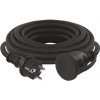 Emos Kábel predlžovací neoprénový čierny 1 zásuvka 3x1,5mm 5m