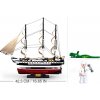 Sluban Model Bricks M38-B0836 Fregata USS Constitution plachtová vojnová loď