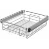 Výsuvný drôtený kôš výška 150mm, 3322-P22, strieborný 400mm