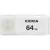Kioxia USB flash disk, USB 2.0, 64GB, Hayabusa U202, Hayabusa U202, biely, LU202W064GG4