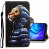 Peňaženkové kožené puzdro na Xiaomi Redmi 9C -Down Jacket Cat
