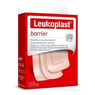 LEUKOPLAST BARRIER náplasť na rany, 3 veľkosti (inov.2020/2021) 1x20 ks