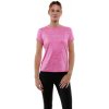 Dámske turistické tričko s krátkym rukávom EVERETT-TecaShirt W pink melange Ružová L