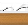 Samolepiace prechodové lišty A49 na plynulé vyrovnanie podlahových rozdielov, šírka 6,1 x výška 0,82 x dĺžka 100 cm - buk