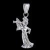 Silver.ag Prívesok strieborný, anjel, archanjel Michael s trúbou P1184