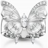Thomas Sabo TR2495-051-14-56 Cocktailprstýnek butterfly silver