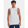 Under Armour UA LEFT CHEST CUT OFF TANK-WHT Biela