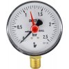 Klum Tlakomer 63 mm, 0 - 2,5bar, spodný vývod 1/4