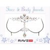 Rave samolepiace kamienky na prsia 9 silver
