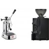 La Pavoni Europiccola Lusso + Eureka Mignon Manuale, BL black