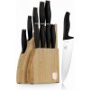 Berlingerhause Súprava nožov so stojanom BAMBOO 10 ks Black Rose Collection